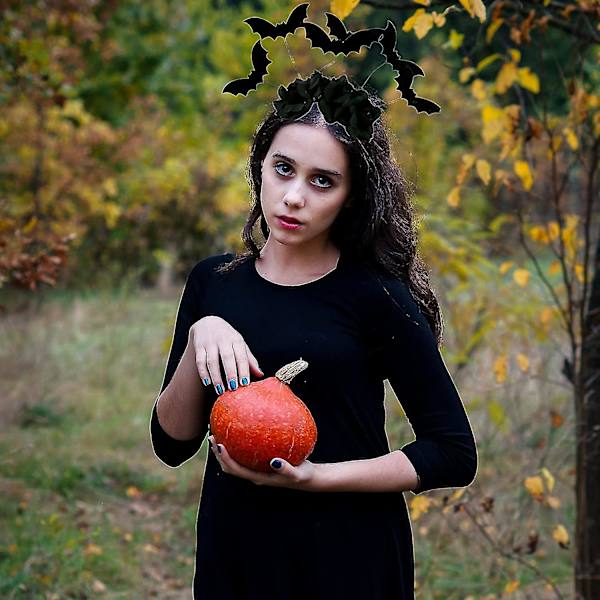 Halloween Sort Hovedbånd Kostume Tilbehør