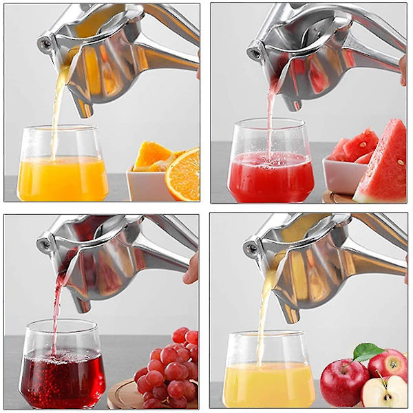 Aluminiumlegering Juicer Håndholdt Frugt Manuel Juicer Frugtpresser Juicer Ekstraktor