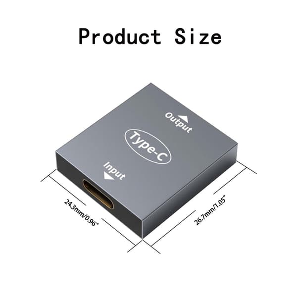 Usb C-hun til Usb C + Usb 3.0-hun-konverter til smartphone-tablet