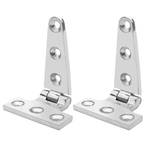 2 stk. Heavy Duty T-hængsel 316 rustfrit stål Marine Grade Casting