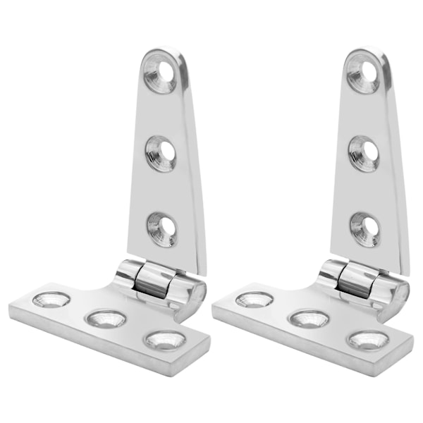 2 stk kraftige T-hengsler 316 rustfritt stål Marine Grade Casting