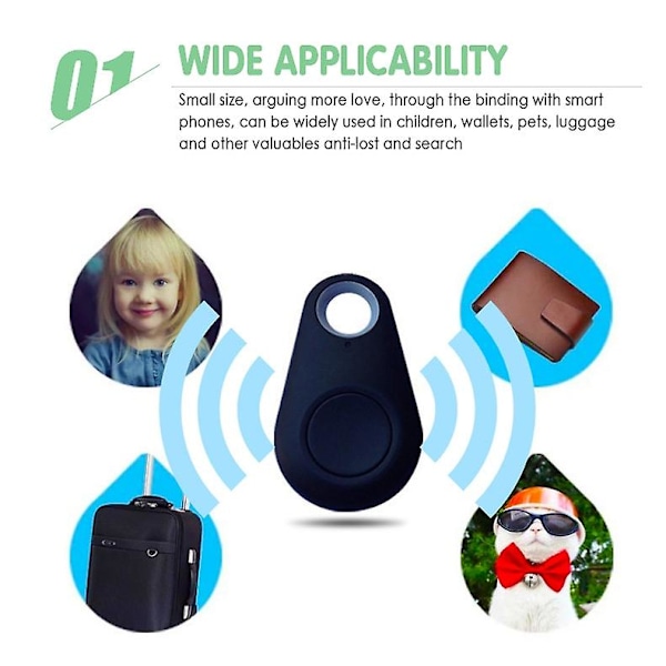 2023 Nyeste Smart Tag Bluetooth Tracker Barnveske Lommebok Tyv Alarm Nøkkel Finne