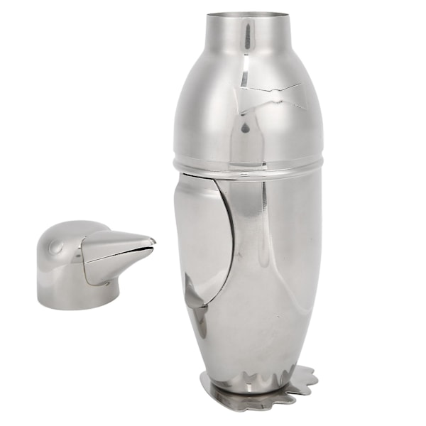 Professionel Cocktail Shaker i Rustfrit Stål - 500 ml Kapacitet - Klassisk Retro Design til Bartendere og Begyndere