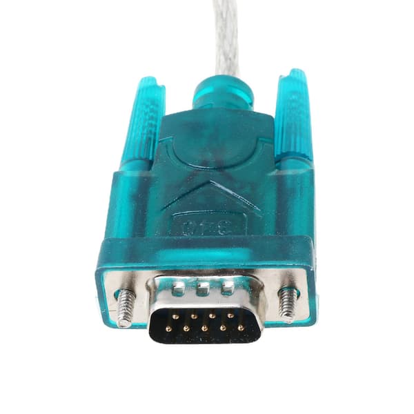 Sort USB til RS232 Rs-232(db9) Seriel Kabel Standard Adapter Konverter til Pc