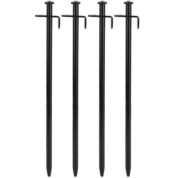 4 st stältältpinnar för utomhuscamping, strandtält, markspik (30 cm)