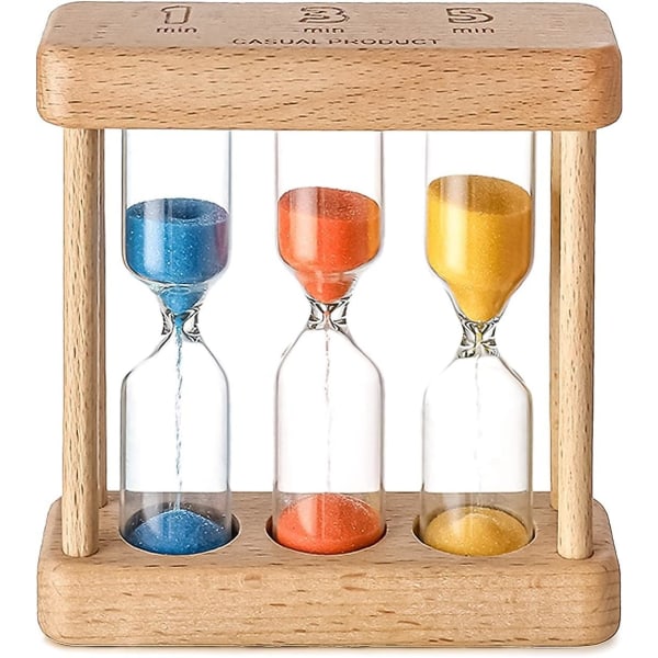 Timer timeglass, timeglass Sand Clock timeglass for barn, 3 i 1 timeglass for te, timer timer,