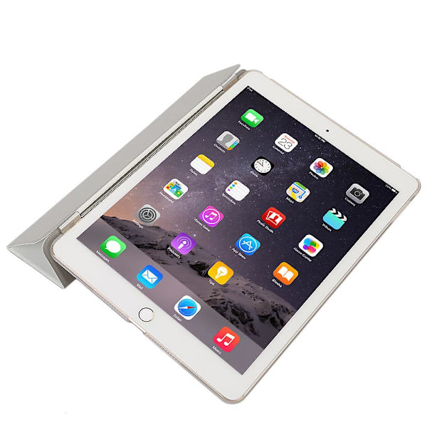 Ultra Tynd Magnetisk Smart Cover Case Beskyttelsesskal Til Apple iPad Air 2 Hvid