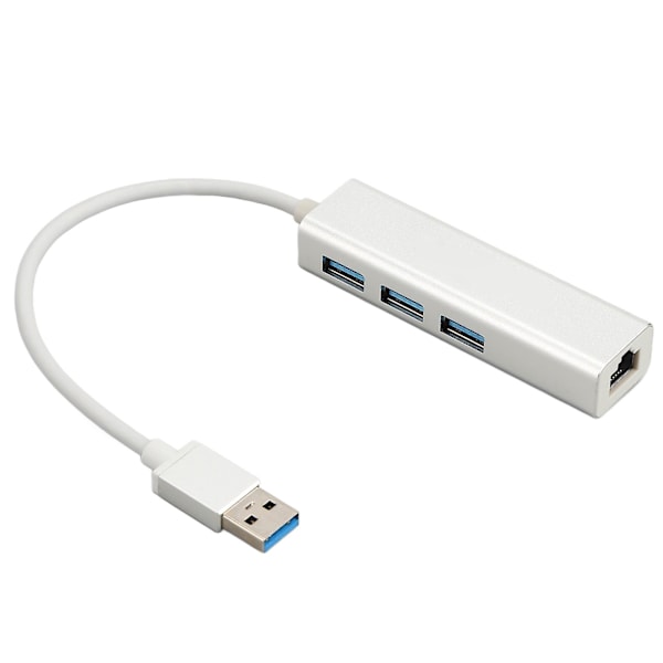 USB3.0 Ethernet-adapter RJ45-stik 10M 100M 1000M portkonverter i aluminiumlegering til kontor