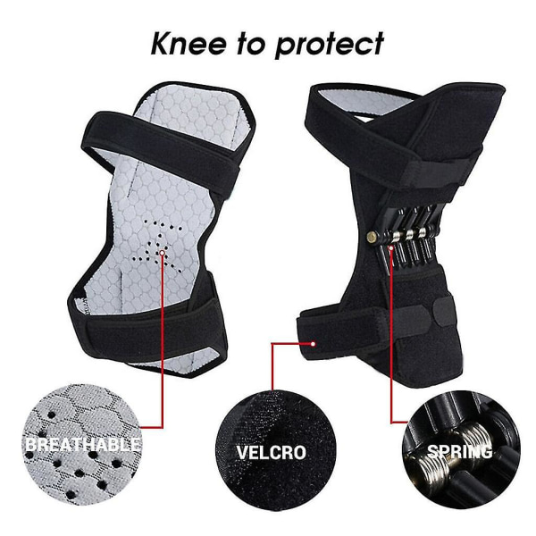 2 st knäskydd Booster ledstöd dynor knästöd knäbandage
