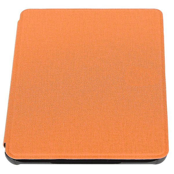 Orange Lättvikt Tyg Mönster Konstläder Skyddande Fodral för Kindle 658 2019