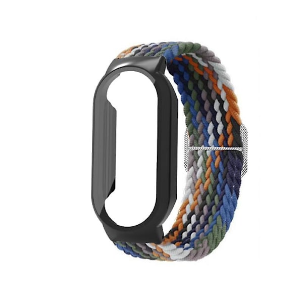 5 stk Farvede Flettede Urremme Til Xiaomi Watch Elastisk Justerbar Nylon Urrem