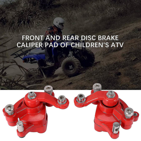 Etu- ja takalevyjarrusatulat yhteensopivat 43cc 47cc 49cc Mini Kids Atv Minimoto Dirt Pocket