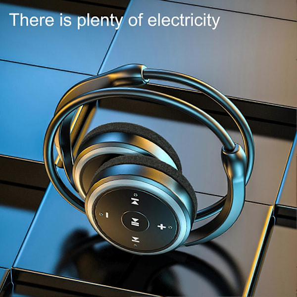A23 Tosi Langattomat Stereot Bluetooth-yhteensopivat 5.0 Langattomat Kuulokkeet Korvakoukut FM-radio TF-kortti Stereot Urheilukuulokkeet Androidille blue