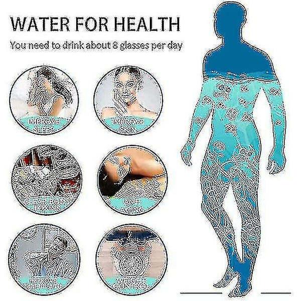Hydrogen Generator Vandflaske, Real Molecular Hydrogen Rich Water Generator Ionizer Maker Machine Flaske Med Spe Chamber Technology Hydrogen Vand