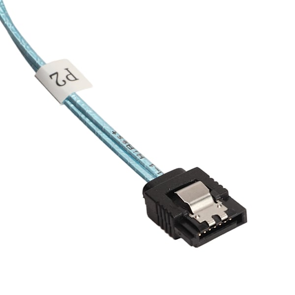7-stifts 12 Gbps Mini SAS till 4 SATA-kabel, 0,5 meter / 1,6 fot, tennpläterad koppar, guldpläterad kontaktor, för stationära chassin