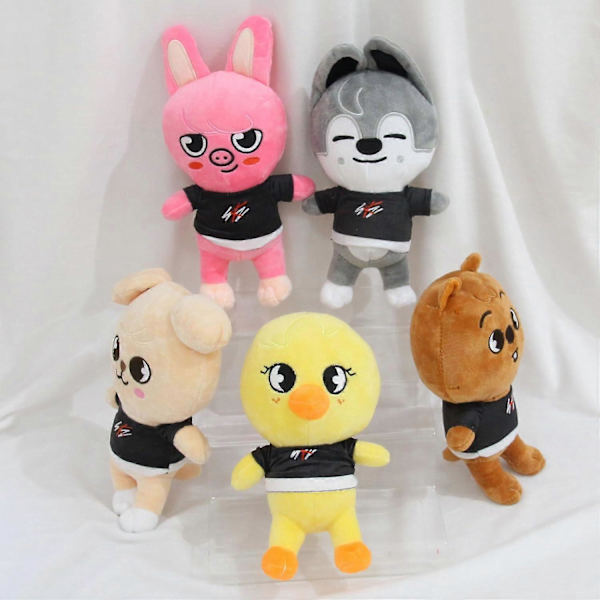 8 stk Skzoo Plushies Stray Kids Plyslegetøjssæt 8 tommer Søde Udstoppede Dyr Legetøj Stray Kids Ideer til Drenge og Piger