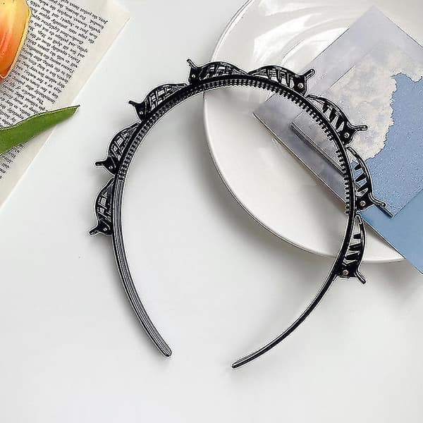 2 Hårklipp Hodebånd, Vridde Og Klipp Hodebånd, Hårklipp Hodebånd, Armbåndsklipp Og Flere Lag Med Uthulede Artefakter