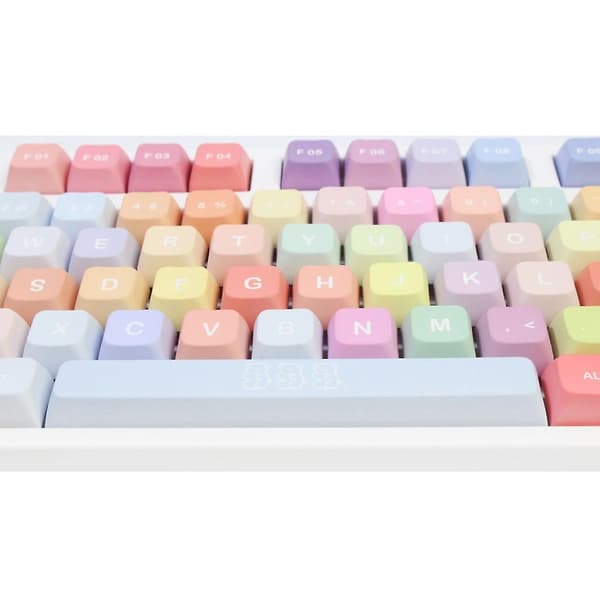 Xda profil søde farve keycap pbt dye sublimation sæt til mekanisk tastatur