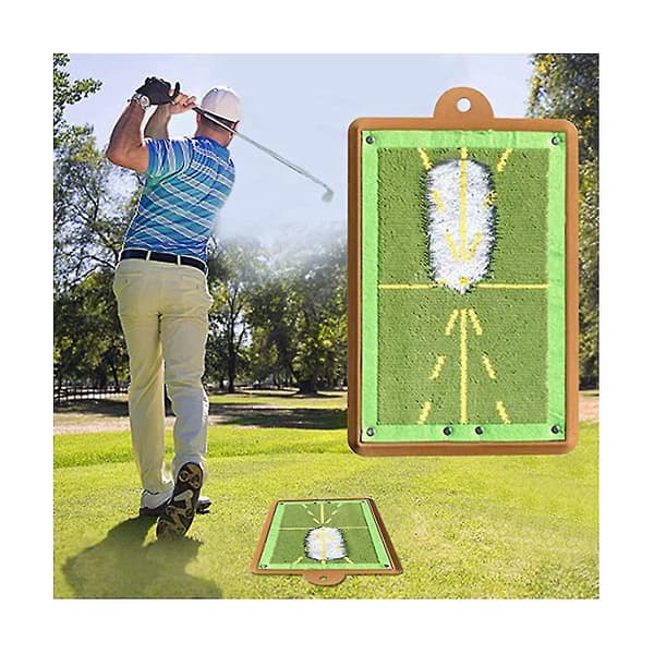 Golfträningmatta för svingdetektering, Avancerad Golf Impactmatta, Inomhus/utomhus Avancerad Golf H