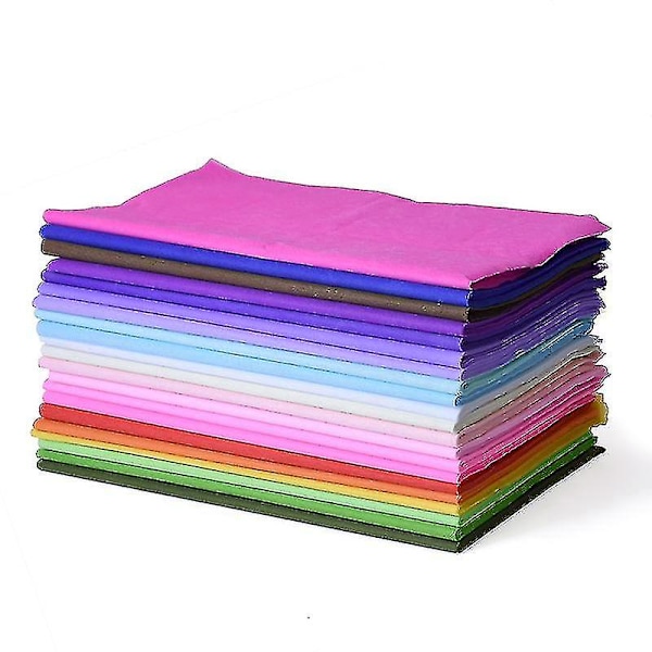245 ark färgat silkespapper i bulk, presentpapper 20 x 20 tum för konst, presentförpackningar, dekorationer (slumpmässig -gt