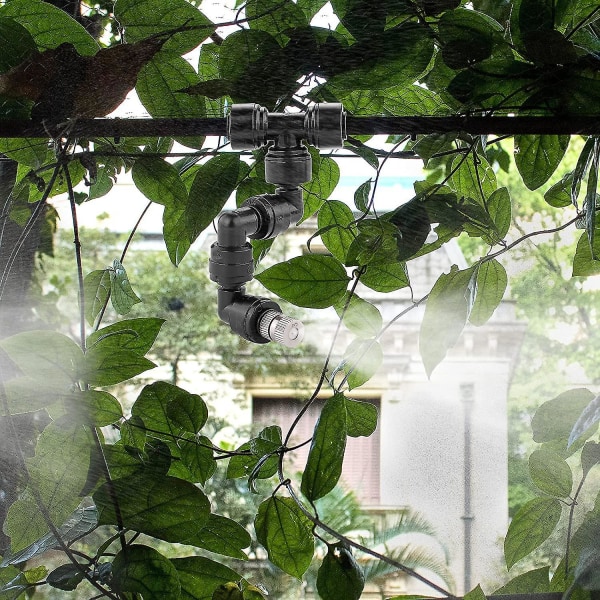 30 stk. Aquarium Drypvandingssæt, 360 Justerbar Sprøjtedyse, Sprinkler til Landskab, Blomster, Terrasse, Planter (5 stk.)