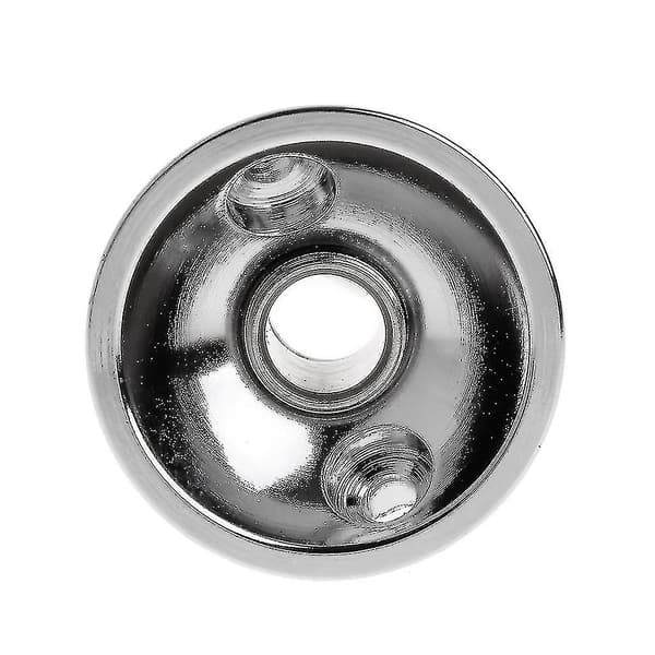 För 6,35 mm plugg elektrosocket Tl Silver Electric Guitar Chrome Socket Jack Plate