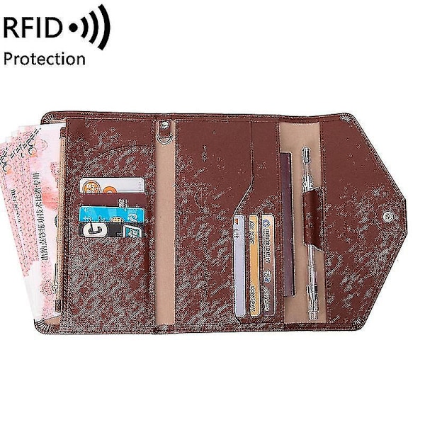 Reise Et Pass H Reise Dokument Et Iser Med 8 Kreditt Rfid Bloc Cover Slot Et () #calu Coffee