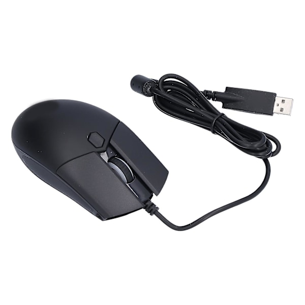 MAGIC-REFINER Bærbar spillmus med USB, pustende lys, 6 justerbar DPI, ergonomisk design for PC bærbar PC