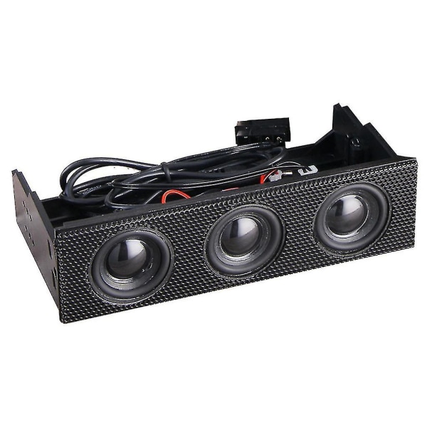 Kaiutin Stereo Surround Case Sisäänrakennettu kaiutin Levykeasema edessä