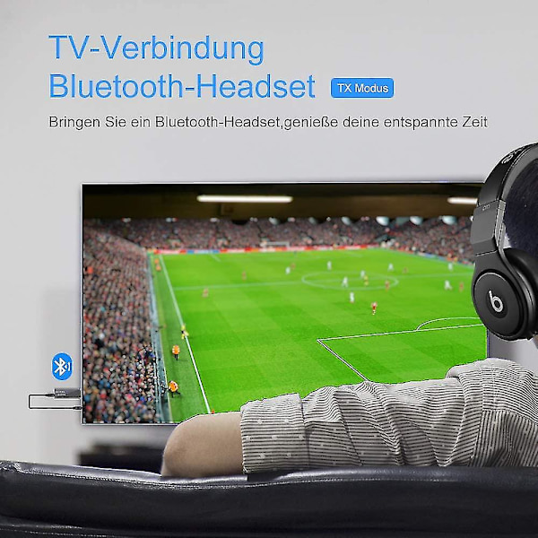 Usb Bluetooth -sovitin 5.0 vastaanotinlähetin, 2-in-1 Bluetooth -lähetinvastaanotin