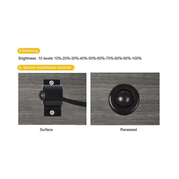 Trapp LED rörelsesensor Controller DC12v 24v 16 kanaler inomhus Pir nattljus dimmer för trappor Fl