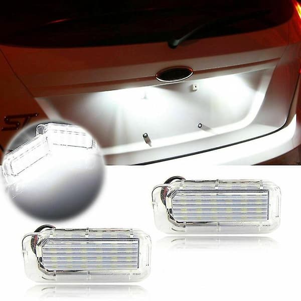 2 st 18-smd LED-skyltbelysning, felfri, för Explorer Escape Mkc