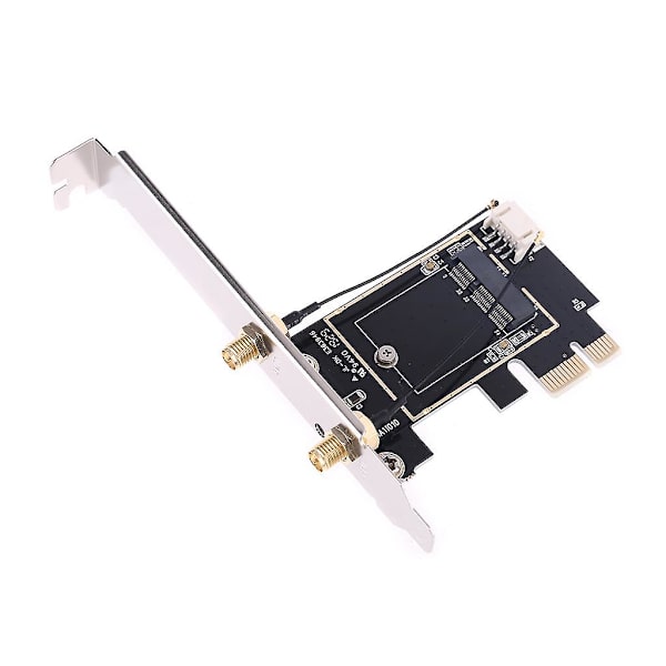 Trådløst kort til Pcie-1x til Ngff-ekey Pcie bærbar pc Wifi Wlan kort adapter