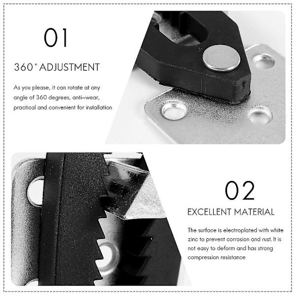 2 stk. Sofa Couch Sektionsmøbel Connector Joint Snap Style