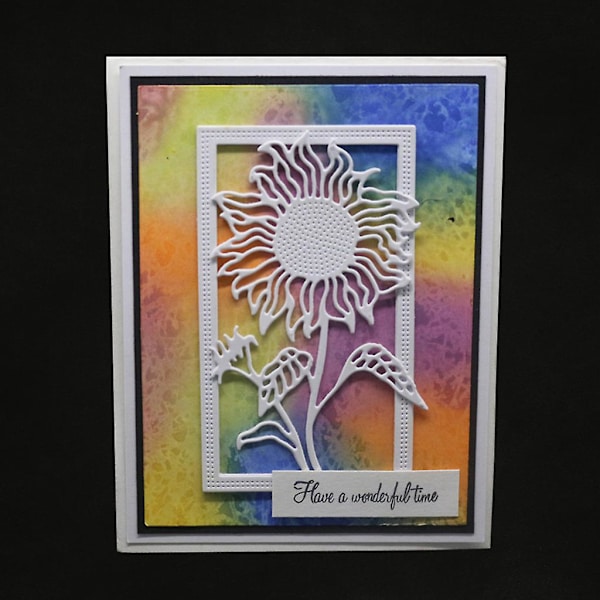 Solsikke Flaske Metal Skæredør Skabelon Scrapbooking Diy Album Stempel Papir Kort Embossing Dekoration Håndværk