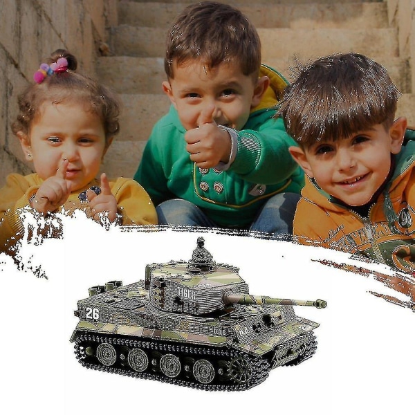 Tysk Tiger Mini Fjernbetjening Tank Bil Opladning Fjernbetjening Bil Legetøj Børne Intelligence Legetøj