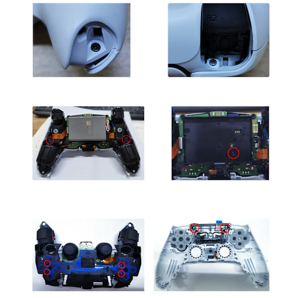 50 st skruvar för huvudskruvar ersättning för Play-station 5  kontrollerskruvsats