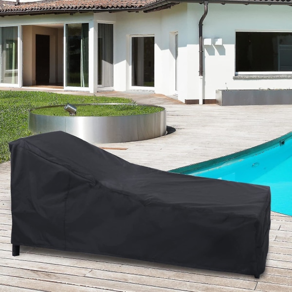 Vedenpitävä aurinkotuolin cover Outdoor Garden aurinkotuolin päällinen, 200x70x40 cm, patio Outdoor Chaise Lounge cover