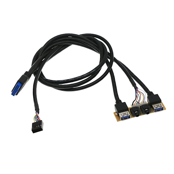 Front Panel High Definition Audio Jack Port I/o Board+ Internal Wire Video Cable