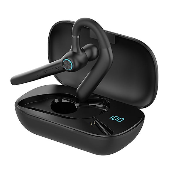 Trådlösa affärs-hörlurar Öronhängande Bluetooth-headset G3 Enkelsidig öra ENC Dubbelmärkesbrusreducerande