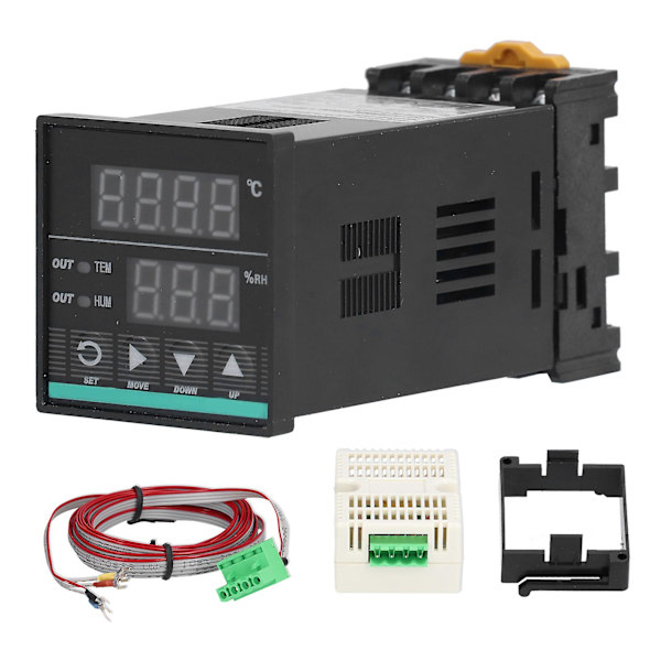 Høy nøyaktighet digital smart temperatur- og fuktighetskontroller MH0348-DIN AC85265V