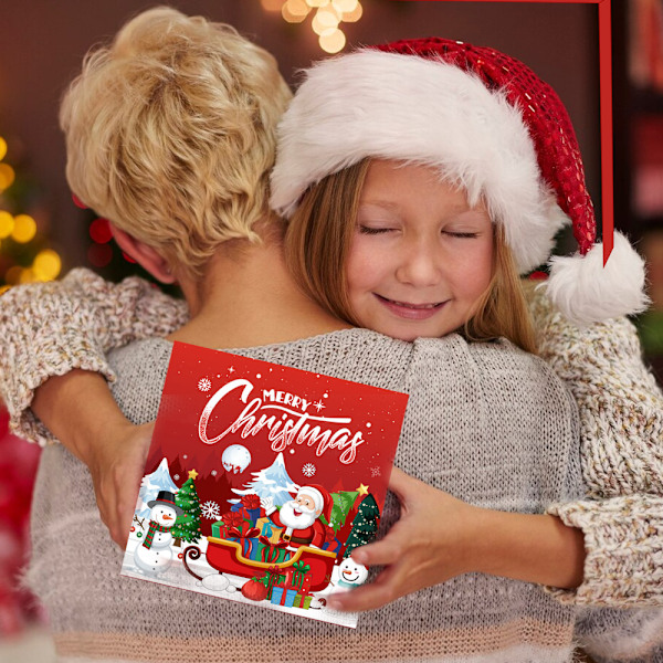 Jule DIY Journal Sæt Nytårsgave Skrivebog Børnedagbog Sæt Amazon sh028 christmas diary set