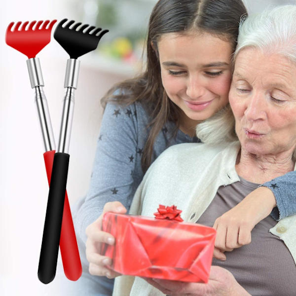 Ryggkliare för män och kvinnor i rostfritt stål (4 st)