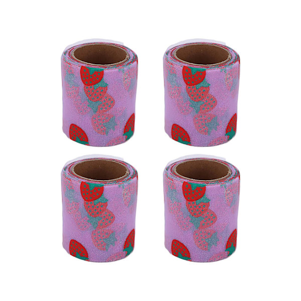 6cm fuchsia glitter tyllirullat - 4 kpl DIY-askarteluun ja koristeluun, Symphony polyester tyllikangas, kulutusta kestävä