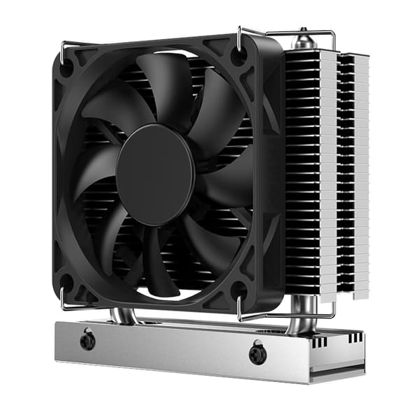 Pcie 5.0 Ssd Køler Fan 3000r 0.08a Luftstrøm Cnc Varmerør Til Ssd 2280 Radiator
