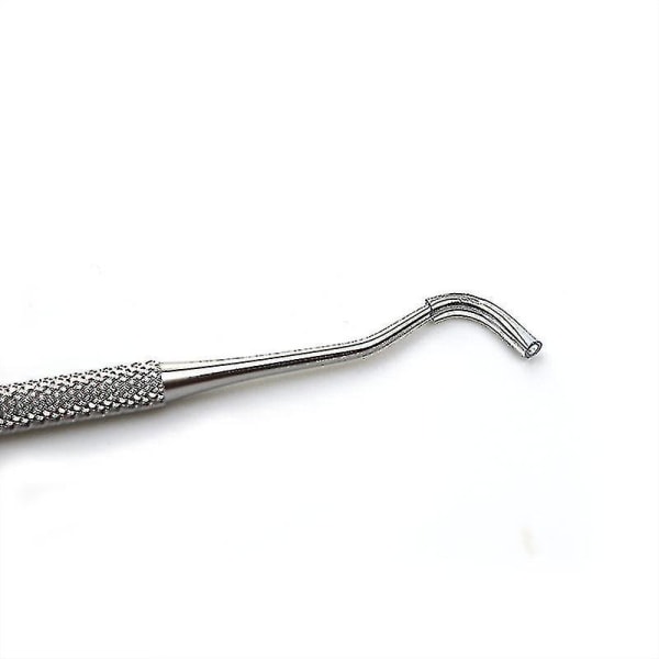 Tandlægeværktøj i rustfrit stål, tandrensningssæt til tandspejl med dobbelt ende