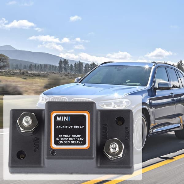 Power For Smart Dual Batteri Isolator 12v 50a Til Utvs Atvs Off Road Køretøjer