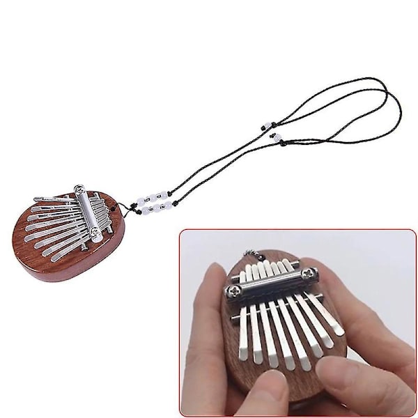 Mini Kalimba 8 tangenter Tommelfingerklaver Fantastisk lyd Finger Keyboard Musikinstrument Shytmv