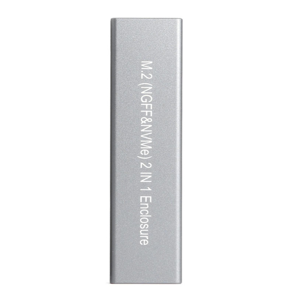 M.2 Ssd-hölje Hög hastighet Usb3.1 10gbps M.2 Ngff Sata + Nvme Pcie Extern