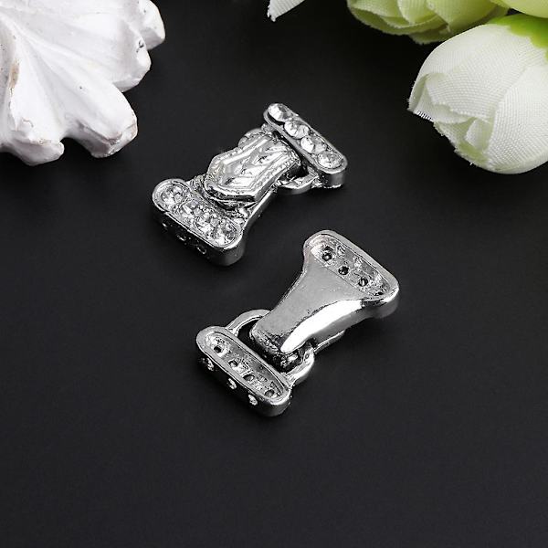 5 st/set 24x14mm Magnetiska Smyckeslås 3 Strängar För Strass Smycken Accesso